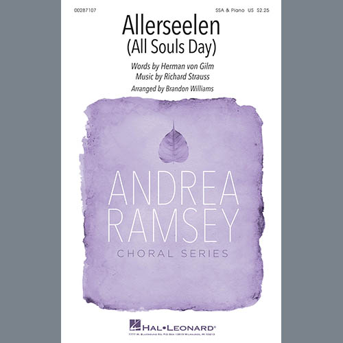 Richard Strauss & Hermann von Gilm Download Printable PDF Score Easily Download Richard Strauss & Hermann von Gilm Printable PDF piano music notes, guitar tabs for SSA Choir. Transpose or transcribe this score in no time - Learn how to play song progression.
