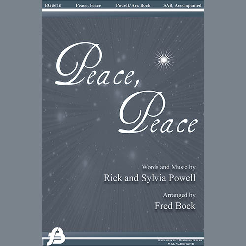Rick and Sylvia Powell Peace, Peace (arr. Fred Bock) Profile Image