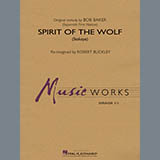 Download or print Robert Buckley Spirit of the Wolf (Stakaya) - Bb Bass Clarinet Sheet Music Printable PDF 1-page score for Concert / arranged Concert Band SKU: 414001
