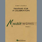 Download or print Robert Longfield Fanfare For A Celebration - Flute Sheet Music Printable PDF 2-page score for Festival / arranged Concert Band SKU: 299540