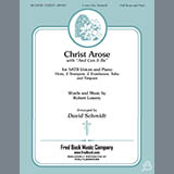 Download or print Robert Lowry Christ Arose (with And Can It Be?) (arr. David Schmidt) - F Horn Sheet Music Printable PDF 1-page score for Romantic / arranged Choir Instrumental Pak SKU: 410870
