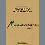 Download or print Robert Longfield Fanfare For A Celebration - Oboe Sheet Music Printable PDF 2-page score for Festival / arranged Concert Band SKU: 299541