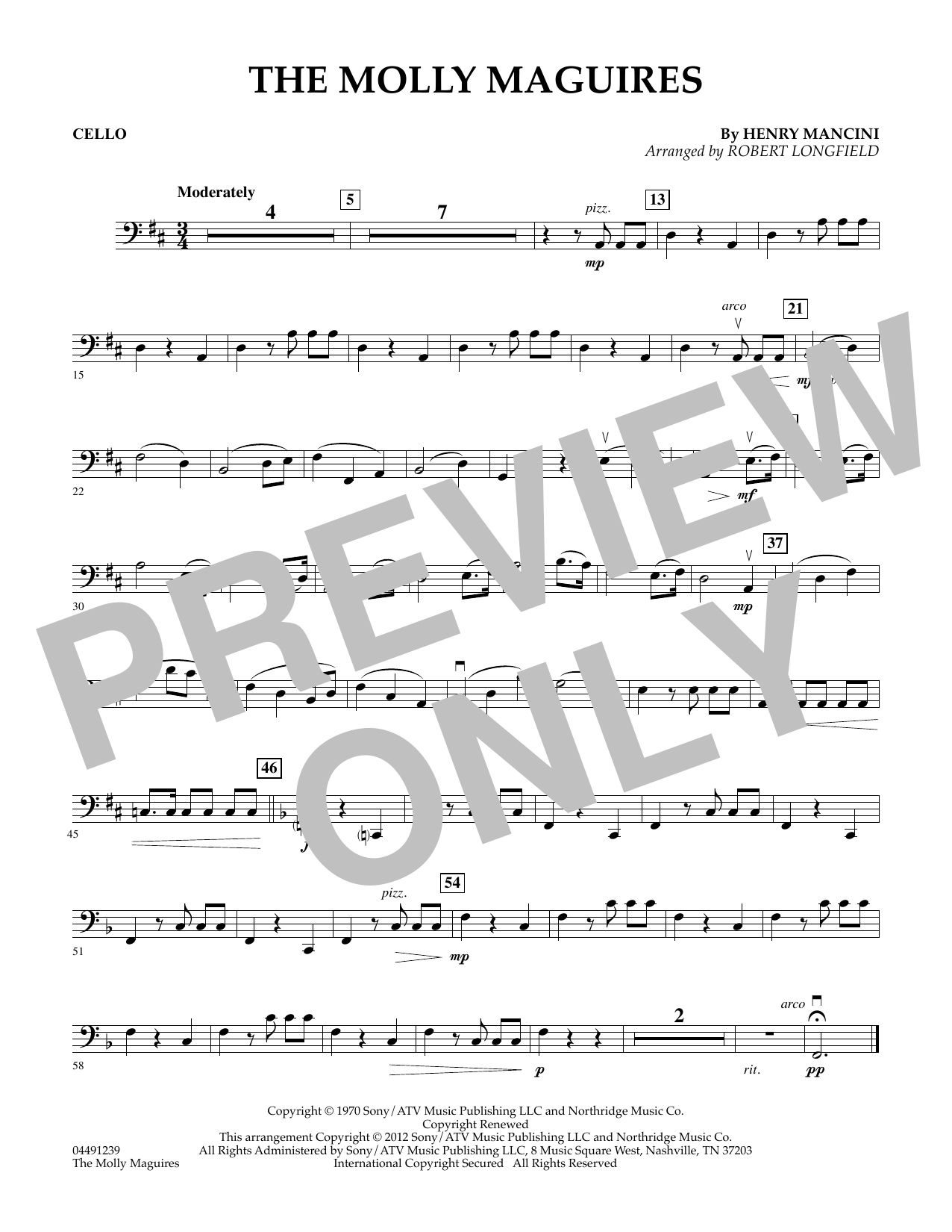 Learn to play Robert Longfield The Molly Maguires - Cello sheet music for String Quartet in minutes. Price: 7.8900$ Robert Longfield The Molly Maguires - Cello sheet music notes and chords arranged for String Quartet