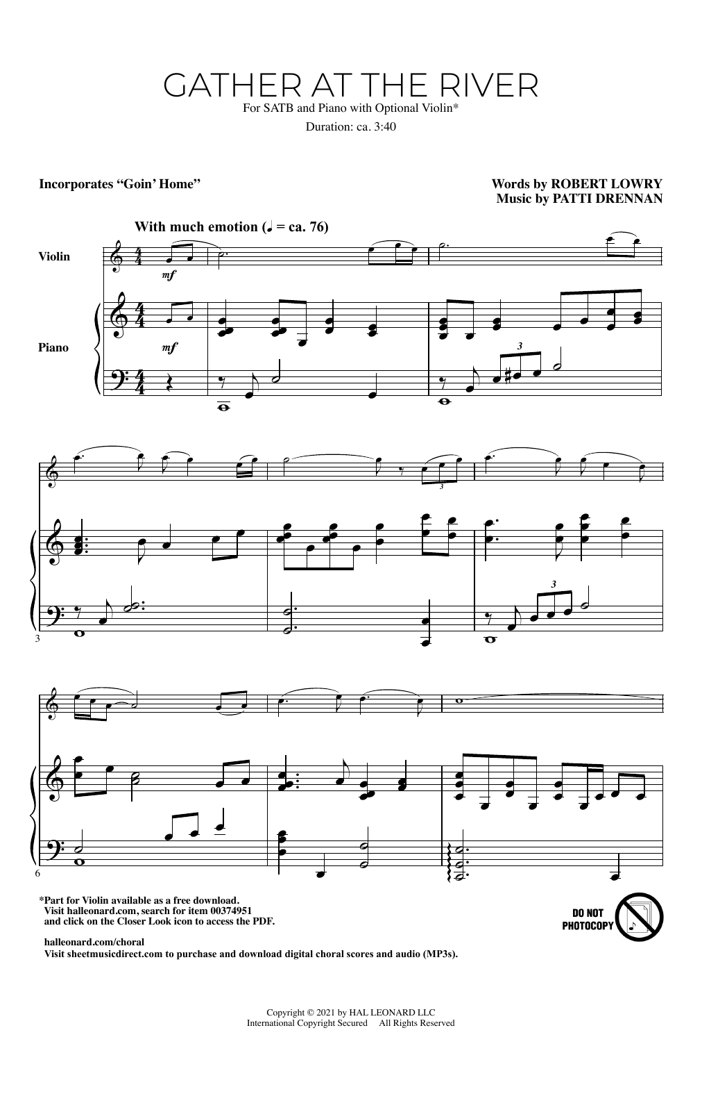 Learn to play Robert Lowry and Patti Drennan Gather At The River sheet music for SATB Choir in minutes. Price: 3.9900$ Robert Lowry and Patti Drennan Gather At The River sheet music notes and chords arranged for SATB Choir