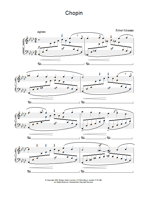 Robert Schumann Chopin sheet music notes and chords. Download Printable PDF.