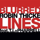 Download or print Robin Thicke Blurred Lines Sheet Music Printable PDF 2-page score for Rock / arranged Super Easy Piano SKU: 179331