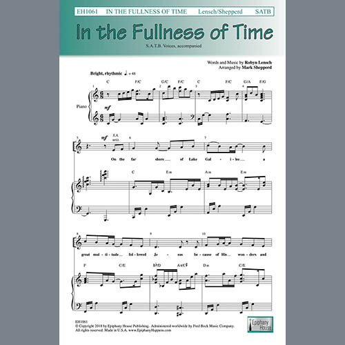 Easily Download Robyn Lensch Printable PDF piano music notes, guitar tabs for SATB Choir. Transpose or transcribe this score in no time - Learn how to play song progression.