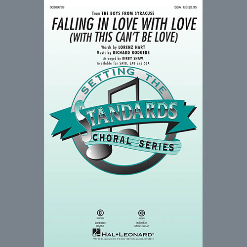 Rodgers & Hart Falling In Love With Love (with This Can't Be Love) (arr. Kirby Shaw) Profile Image