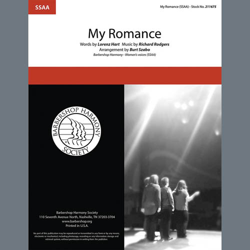 Rodgers & Hart My Romance (arr. Burt Szabo) Profile Image