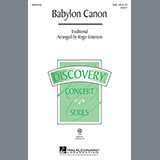 Download or print Roger Emerson Babylon Canon Sheet Music Printable PDF 11-page score for Christian / arranged SAB Choir SKU: 97532