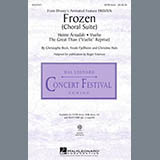 Download or print Roger Emerson Frozen (Choral Suite) Sheet Music Printable PDF 12-page score for Children / arranged SATB Choir SKU: 158829
