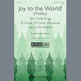 Download or print Roger Emerson Joy To The World! (Medley) Sheet Music Printable PDF 10-page score for Sacred / arranged 2-Part Choir SKU: 177391