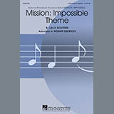 Download or print Lalo Schifrin Mission: Impossible Theme (arr. Roger Emerson) Sheet Music Printable PDF 15-page score for Concert / arranged SATB Choir SKU: 94714