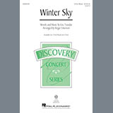 Download or print Roger Emerson Winter Sky Sheet Music Printable PDF 14-page score for Concert / arranged 3-Part Mixed Choir SKU: 175485