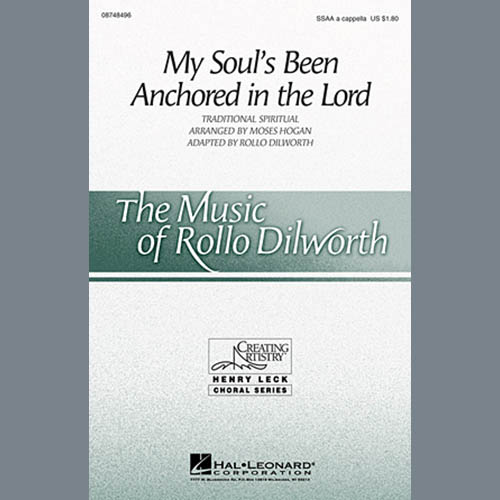 Traditional Spiritual My Soul's Been Anchored In De Lord (arr. Moses Hogan) Profile Image