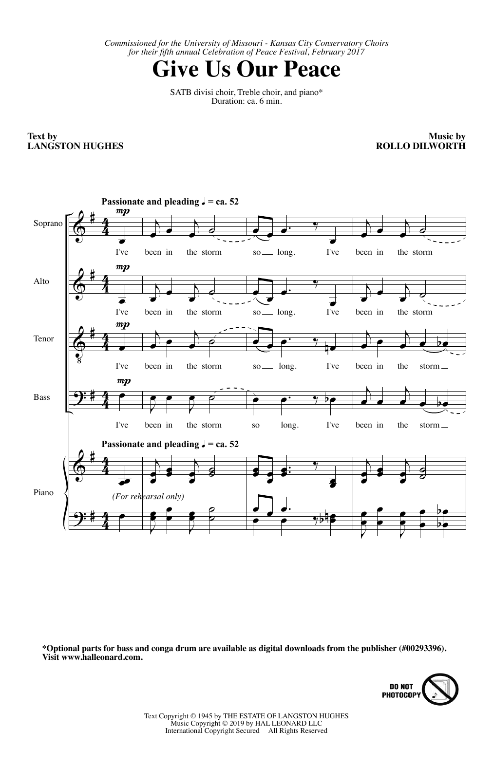 Learn to play Rollo Dilworth Give Us Our Peace sheet music for SATB Choir in minutes. Rollo Dilworth Give Us Our Peace sheet music notes and chords