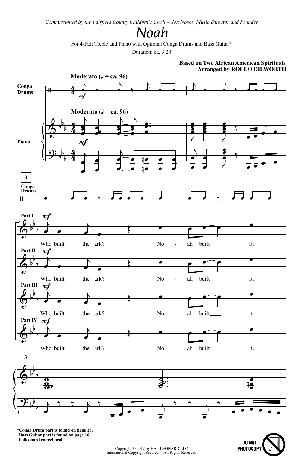 Rollo Dilworth Noah sheet music notes and chords. Download Printable PDF.