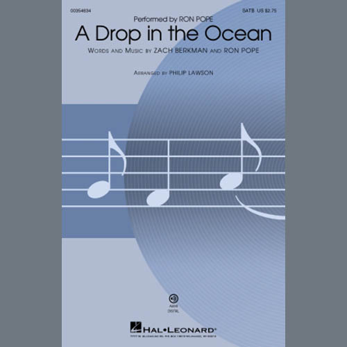 Ron Pope A Drop In The Ocean (arr. Phillip Lawson) Profile Image