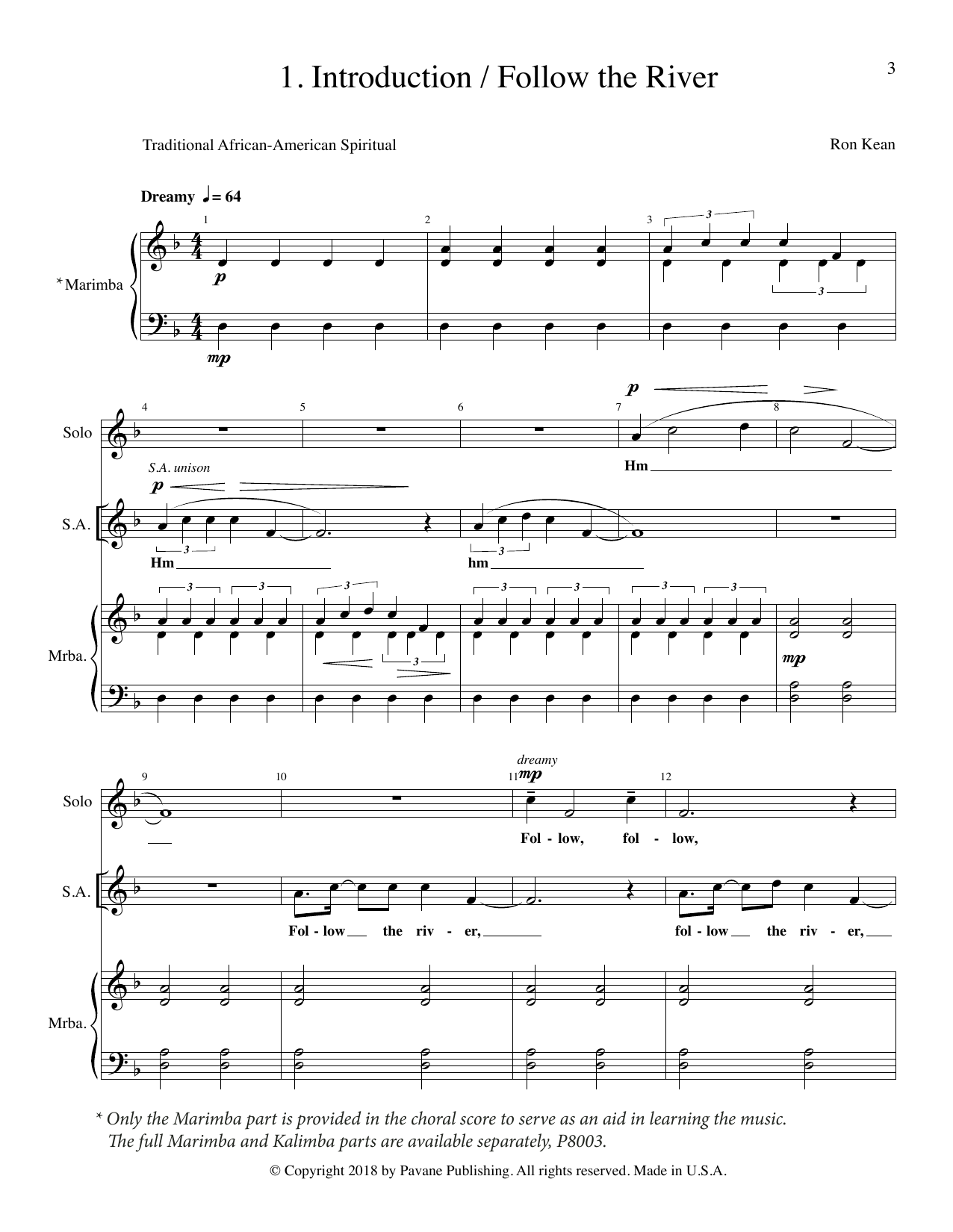 Learn to play Ron Kean The Journey of Harriet Tubman sheet music for SATB Choir in minutes. Price: 9.9900$ Ron Kean The Journey of Harriet Tubman sheet music notes and chords arranged for SATB Choir