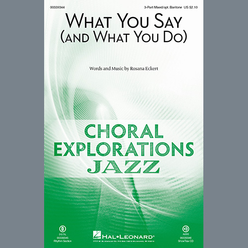 Rosana Eckert Download Printable PDF Score Easily Download Rosana Eckert Printable PDF piano music notes, guitar tabs for 3-Part Mixed Choir. Transpose or transcribe this score in no time - Learn how to play song progression.