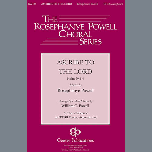 Rosephanye Powell Ascribe To The Lord (arr. William C. Powell) Profile Image