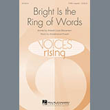 Download or print Rosephanye Powell Bright Is The Ring Of Words Sheet Music Printable PDF 15-page score for Concert / arranged TTBB Choir SKU: 179242