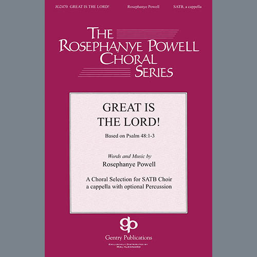 Rosephanye Powell Great Is The Lord Profile Image