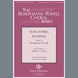 Download or print Rosephanye Powell Non Nobis, Domine (arr. William C. Powell) Sheet Music Printable PDF 7-page score for Sacred / arranged SSAA Choir SKU: 483353