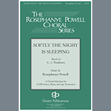 Download or print Rosephanye Powell Softly The Night Is Sleeping Sheet Music Printable PDF 15-page score for Concert / arranged SATB Choir SKU: 459748