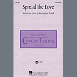 Download or print Rosephanye Powell Spread The Love Sheet Music Printable PDF 11-page score for Concert / arranged SATB Choir SKU: 1460743