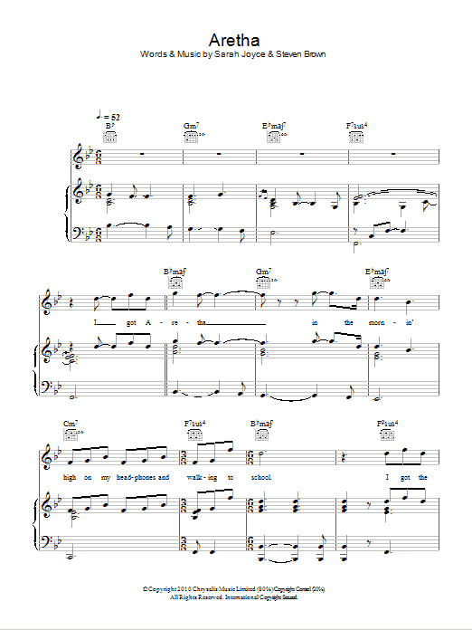 Learn to play Rumer Aretha sheet music for Piano, Vocal & Guitar (Right-Hand Melody) in minutes. Rumer Aretha sheet music notes and chords. Download Printable PDF.