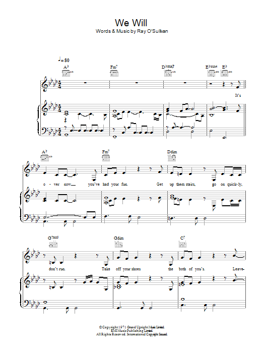 Rumer We Will sheet music notes and chords. Download Printable PDF.