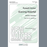 Download or print Russell Horton Evening Waterfall Sheet Music Printable PDF 7-page score for Concert / arranged SATB Choir SKU: 513130