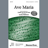 Download or print Russell Robinson Ave Maria Sheet Music Printable PDF 6-page score for Concert / arranged SAB Choir SKU: 77222