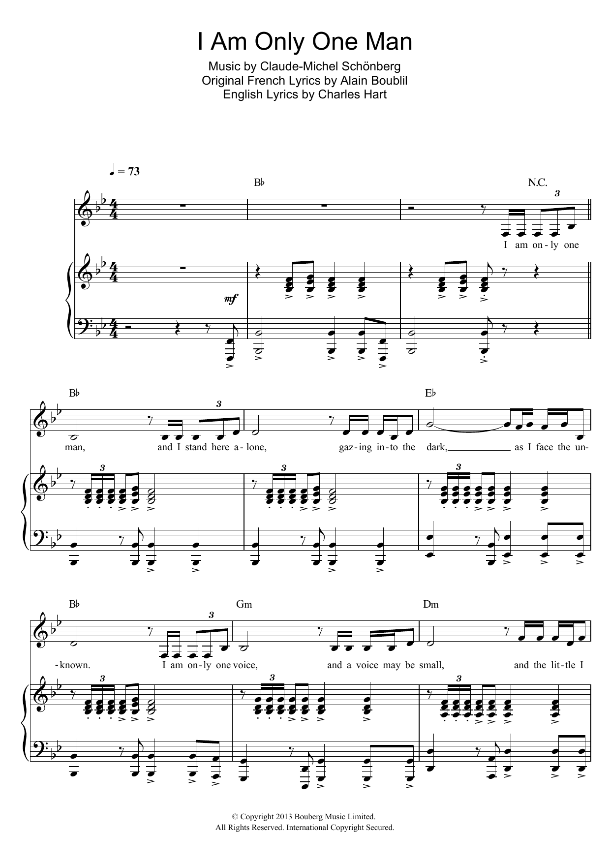 Learn to play Russell Watson I Am Only One Man (originally from Martin Guerre) sheet music for Piano & Vocal in minutes. Russell Watson I Am Only One Man (originally from Martin Guerre) sheet music notes and chords. Download Printable PDF.