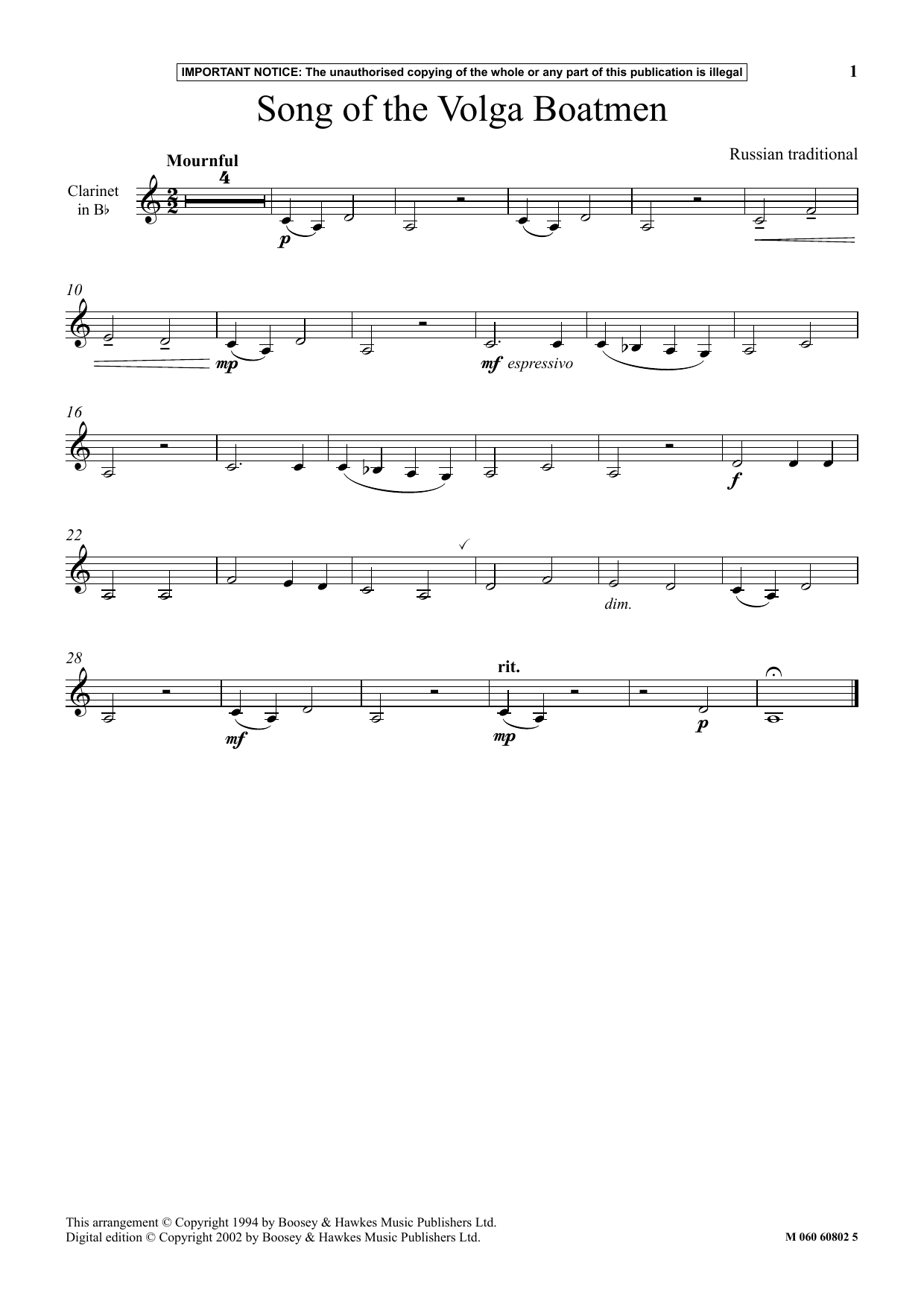 Learn to play Russian Traditional Song Of The Volga Boatmen sheet music for Instrumental Solo in minutes. Price: 5.9900$ Russian Traditional Song Of The Volga Boatmen sheet music notes and chords arranged for Instrumental Solo