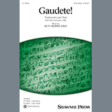 Download or print Ruth Morris Gray Gaudete! Sheet Music Printable PDF 10-page score for Concert / arranged 3-Part Treble Choir SKU: 1257854.