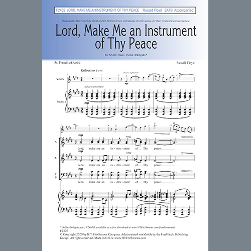 S. Russell Floyd, III Lord, Make Me An Instrument Of Thy Peace Profile Image