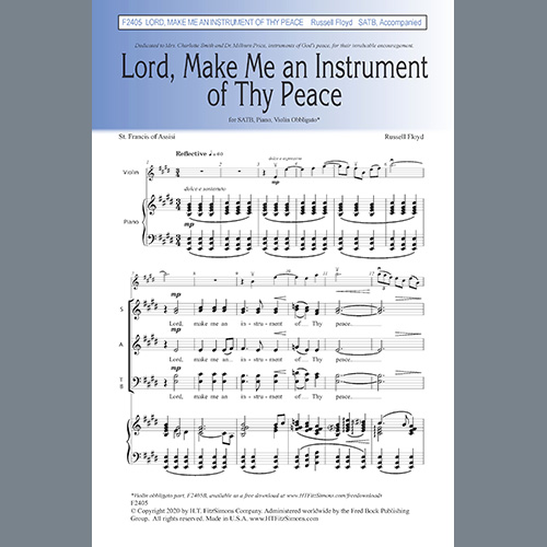 S. Russell Floyd, III Download Printable PDF Score Easily Download S. Russell Floyd, III Printable PDF piano music notes, guitar tabs for SATB Choir. Transpose or transcribe this score in no time - Learn how to play song progression.