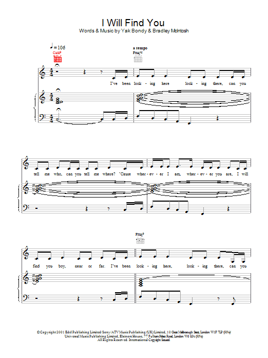 Learn to play S Club 7 I Will Find You sheet music for Piano, Vocal & Guitar in minutes. S Club 7 I Will Find You sheet music notes and chords