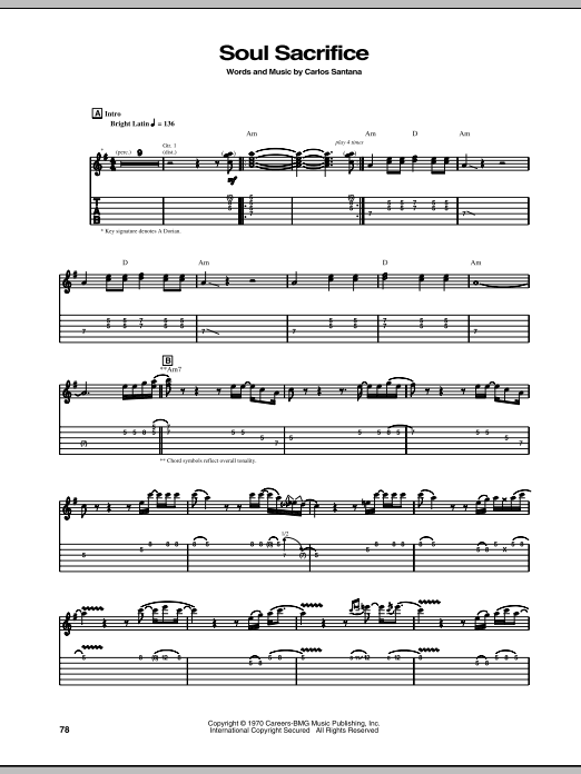 My Sacrifice (Drum transcription) - Download Sheet Music PDF file