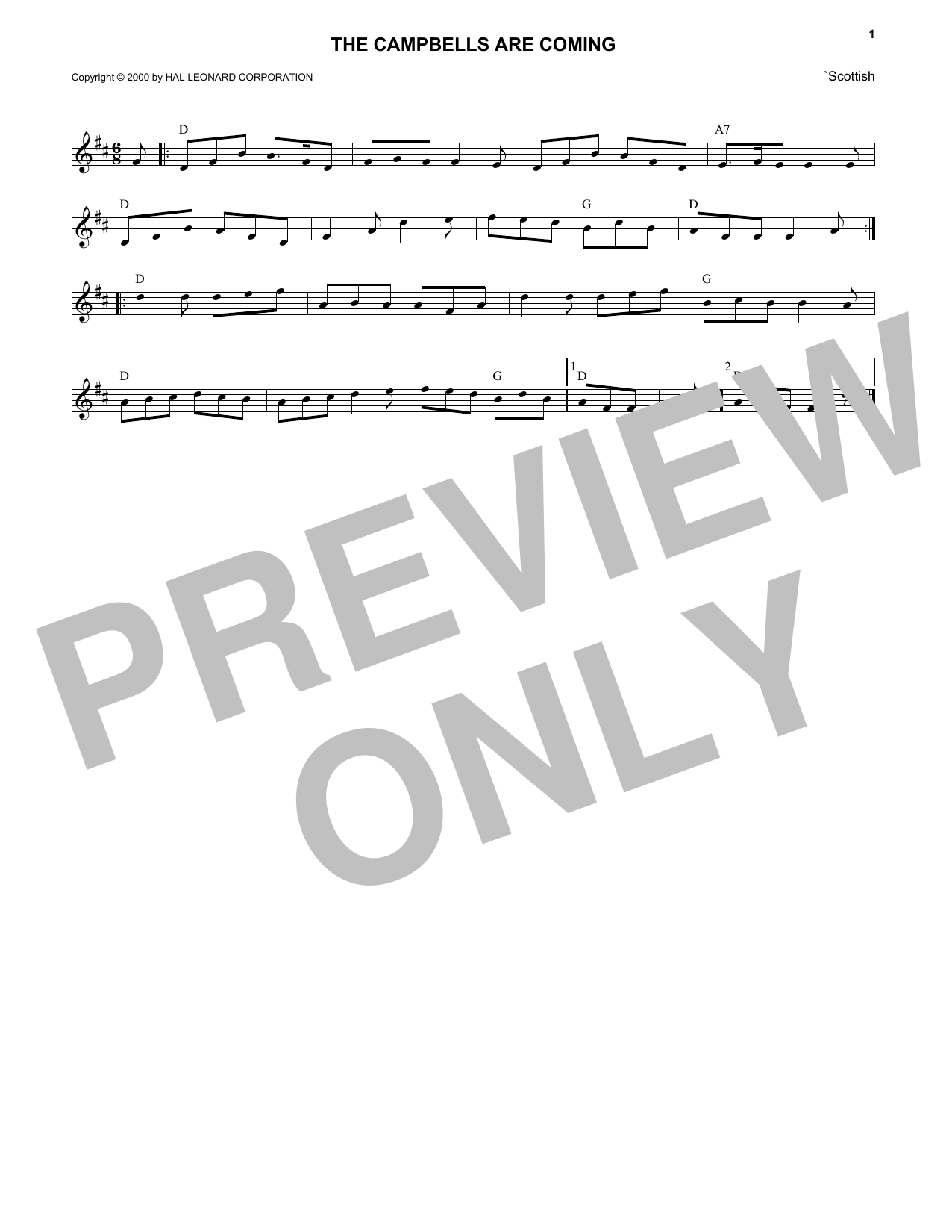 Learn to play Scottish Folksong The Campbells Are Coming sheet music for Lead Sheet / Fake Book in minutes. Price: 5.9900$ Scottish Folksong The Campbells Are Coming sheet music notes and chords arranged for Lead Sheet / Fake Book