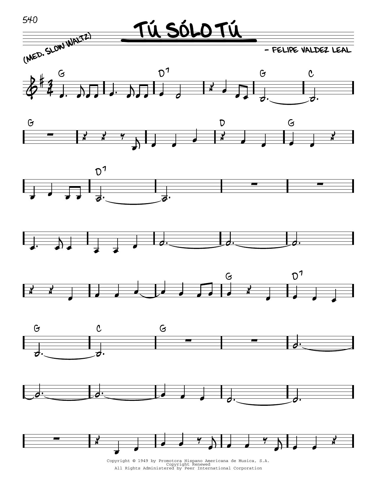 Learn to play Selena Tu Solo Tu sheet music for Real Book – Melody & Chords in minutes. Selena Tu Solo Tu sheet music notes and chords. Download Printable PDF.