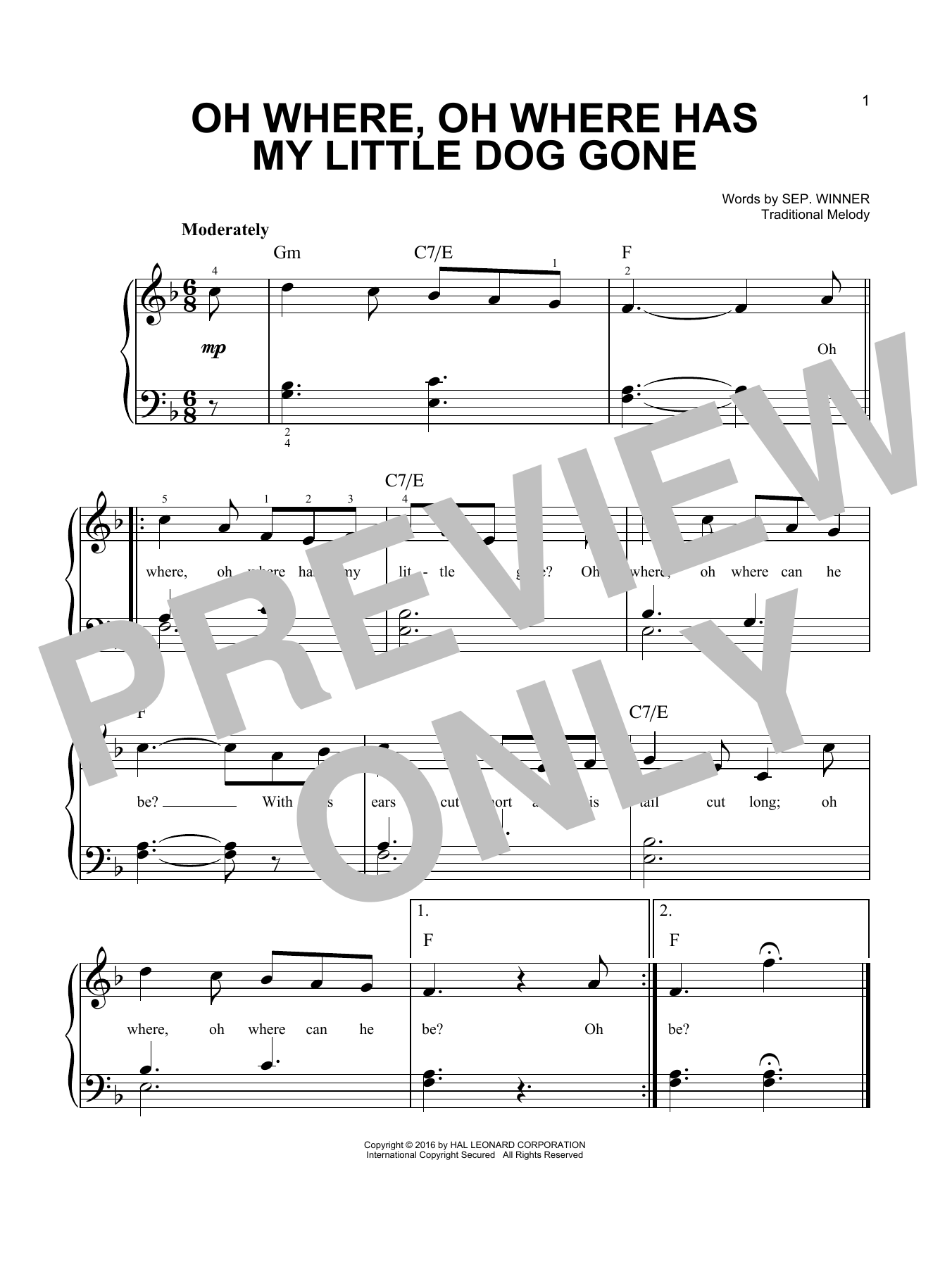 Learn to play Traditional Oh Where, Oh Where Has My Little Dog Gone sheet music for Easy Piano in minutes. Price: 6.9900$ Traditional Oh Where, Oh Where Has My Little Dog Gone sheet music notes and chords arranged for Easy Piano