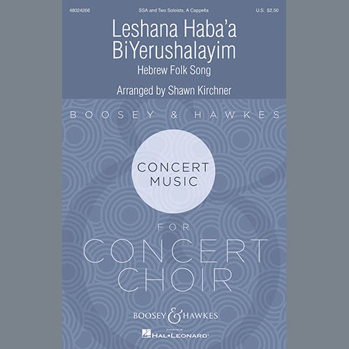 Shawn Kirchner Download Printable PDF Score Easily Download Shawn Kirchner Printable PDF piano music notes, guitar tabs for SSA Choir. Transpose or transcribe this score in no time - Learn how to play song progression.