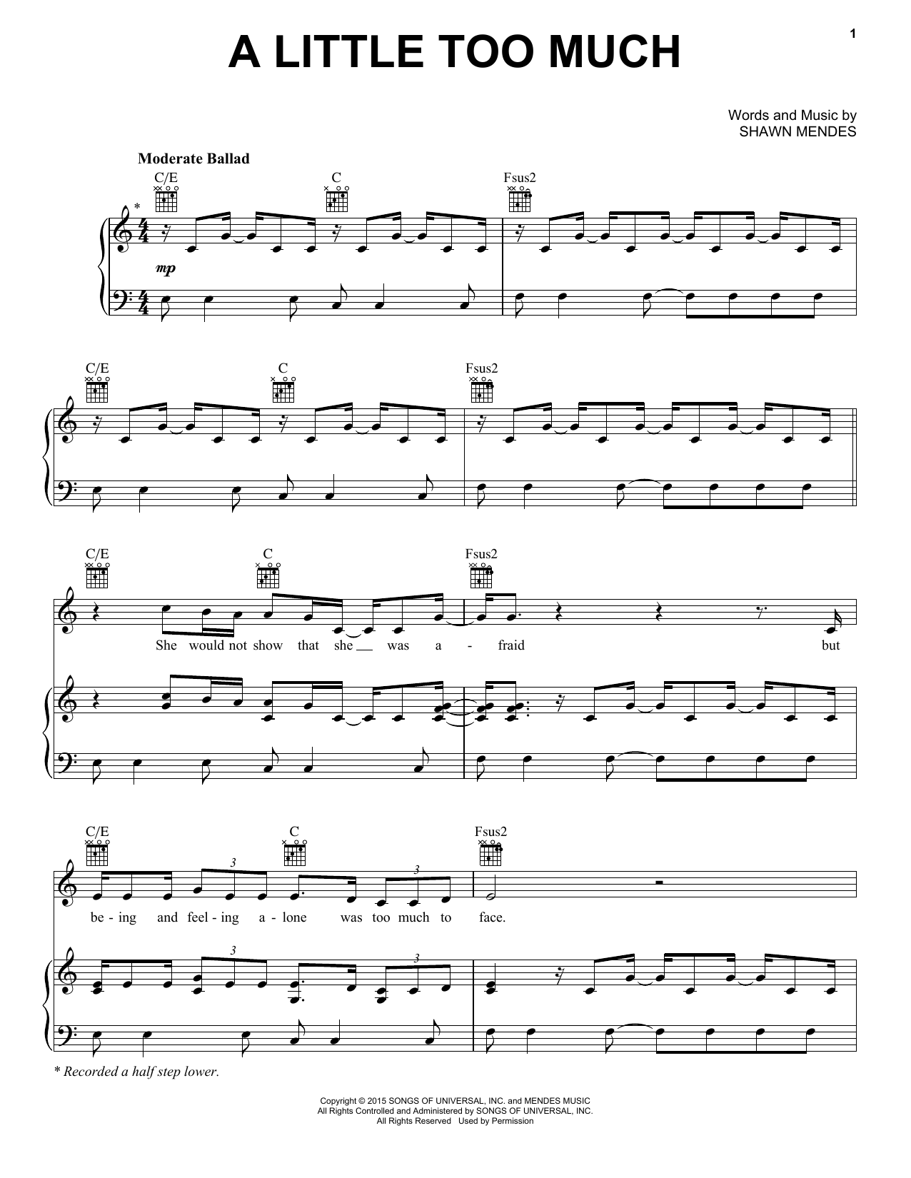 MUSICHELP Too Young Sheet Music (Piano Solo) in E Major - Download &  Print - SKU: MN0207932