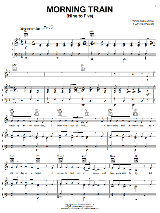 Learn to play Sheena Easton Morning Train (Nine To Five) sheet music for Ukulele in minutes. Sheena Easton Morning Train (Nine To Five) sheet music notes and chords. Download Printable PDF.
