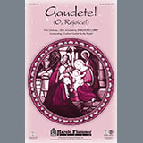 Download or print Sheldon Curry Gaudete! (O, Rejoice!) Sheet Music Printable PDF 3-page score for Pop / arranged SATB Choir SKU: 96808