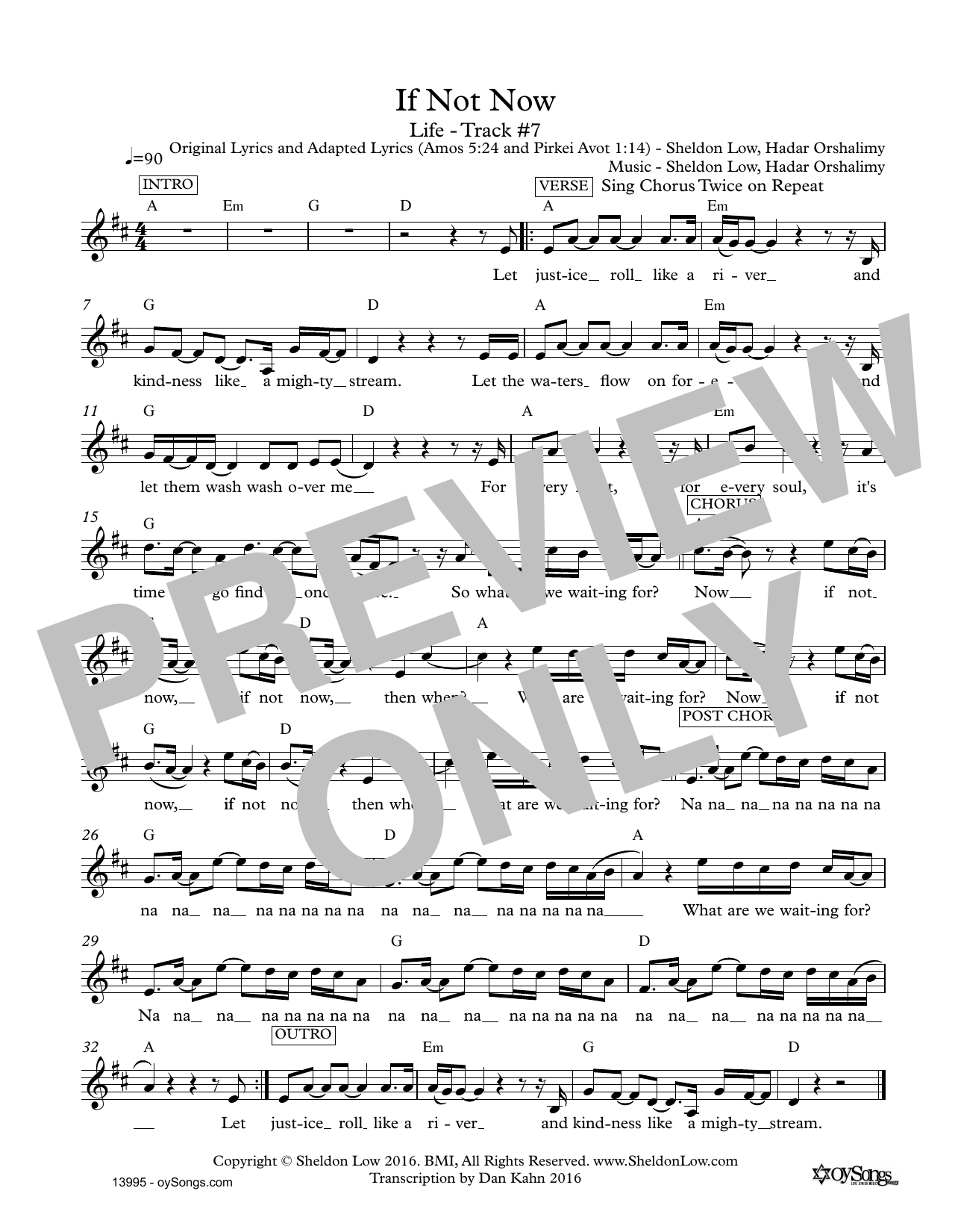 Sheldon Low If Not Now sheet music notes and chords. Download Printable PDF.