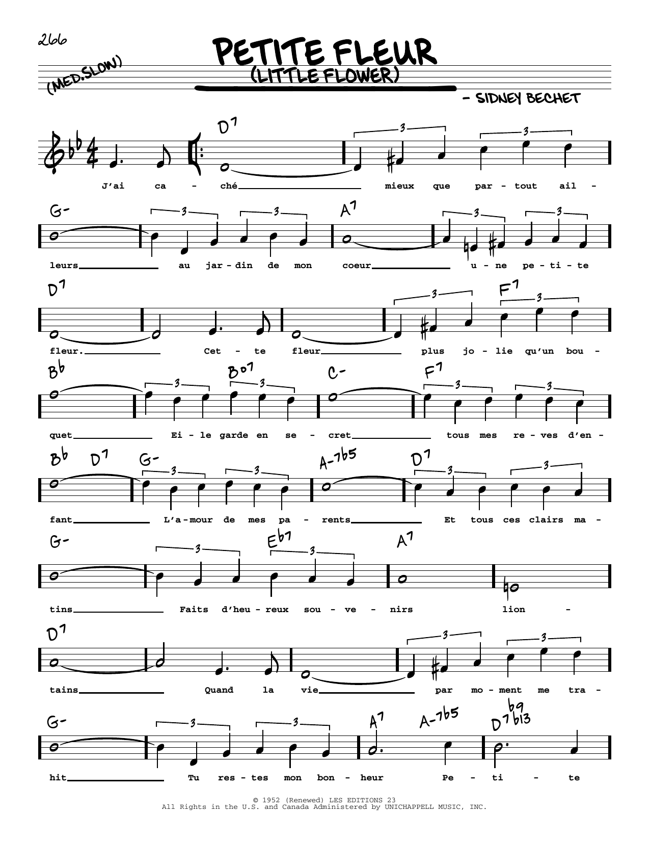 Bechet "Petite Fleur (arr. Robert Rawlins)" Sheet Music | Download Printable PDF Score. SKU 1137178